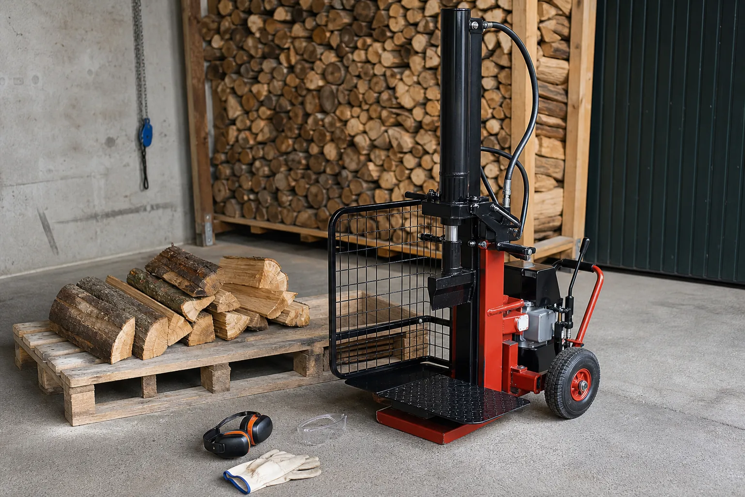 Holzspalter Sicherheit: Schutzmassnahmen und sichere Anwendung im Ueberblick
